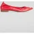 LK Bennett Tilly Pointed Ballerina Shoes Raspberry