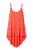Gelaagde asymmetrische zoom mouwloze top