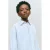 Mango Kids gestreept casual overhemd lichtblauw