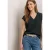 Street One Dames Shirt met structuurmix en tape in Groen