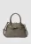 LA FIERA Mini Handtas met Geribbeld Afwerking in Taupe-grijs