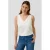 s.Oliver BLACK LABEL top wit met textuur