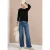 Cecil Dames Basic shirt met ronde hals in Zwart