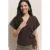 VERO MODA overslagtop – bruin