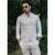Heren Zomer 2-delig Pak Linnen Formeel Crème Beige Vest Broek