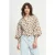 POM Amsterdam Blouse – Poplin Leopard Lush White