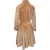 Bottega Veneta Volledige Lengte Shearling Jas in Beige Suede