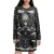 AllSaints Noushka Emb Dress Black/silver