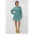 Studio AMAYA denim gebloemde spijkerjurk light blue denim