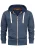 INDICODE JEANS Sweatvest ‘ Baustian ‘  blauw / wit