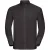 Russell Collection Heren Oxford Formeel Overhemd Met Lange Mouwen (Zwart)