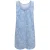 ONLY korte jurk light blue denim