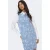 ONLY korte jurk light blue denim