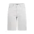 gardeur denim slim regular waist bermuda short met krijtstreep blauw