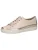 CAPRICE Sneakers laag ‘Ties’  crème / goud