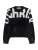 Bershka Jurk  zwart / wit