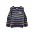 s.Oliver junior gestreepte sweater – donkerblauw/cognac/beige