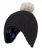 Heat Holders – Kabelgebreide Muts Voor Meisjes Met Pom Pom – Wolkengrijs