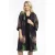 YOEK mesh vest met all over print zwart/oranje/groen