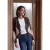 Vest met V-hals en argylepatroon