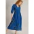 White Stuff Lucy Midi Dress Blue Print