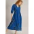 White Stuff Lucy Midi Dress Blue Print
