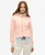 Superdry Vrouwen Essential Logo Hoodie met Rits Roze