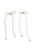 ELLI PREMIUM Oorbellen ‘Schleife’  goud / parelwit