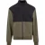 Urban Classics Colour Block Polar Fleece Jacket Black/olive