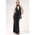 V-hals Bodycon Maxi-jurk
