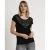 T-shirt met glanzende rand voor dames Admas