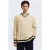 SELECTED HOMME trui met wol rib gebreid beige