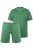 Men Plus Pyjama kort  groen