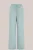 WE Fashion – Dames wide leg broek van linnenmix – Loose fit – Groenblauw – Livaeco™ Viscose –