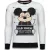 Local Fanatic Bad mouse rhinestone sweater