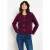 LOLALIZA gebreide vest – donkerrood