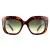 Ted Baker TB1675 Hattie 114 dubbele champagne demi groen gradiënt zonnebril
