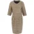 River Woods Dress Round Neck Applied Pkt Brown