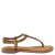 Lazamani Ira sandalen met gevlochten koper