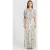 Karl Lagerfeld Ruffle Feminine Dress Pristine Black Flower