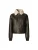 Pepe Jeans Winterjas ‘Theodora’  donkergrijs / wolwit