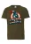 LOGOSHIRT Shirt ‘Captain America’  blauw / olijfgroen / rood / wit