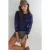 Modal Touch Ronde Hals Geborduurde Sweatshirt