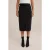 We Fashion Skirt Medium Length Black