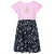 Mountain Warehouse Katoenen jurk met klaproosster voor kinderen (Marine)