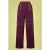 Day To Night broek met knopen in bordeauxrood