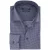 Ledub business overhemd normale fit donkerblauw geprint katoen