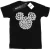 Disney Heren Mickey Mouse Hoofd van Handen T-Shirt (Zwart)