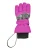 PLAYSHOES Handschoenen  grijs / fuchsia / zwart / wit