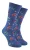 Katoenen Kroonontwerp Unisex Sokken – Blauw